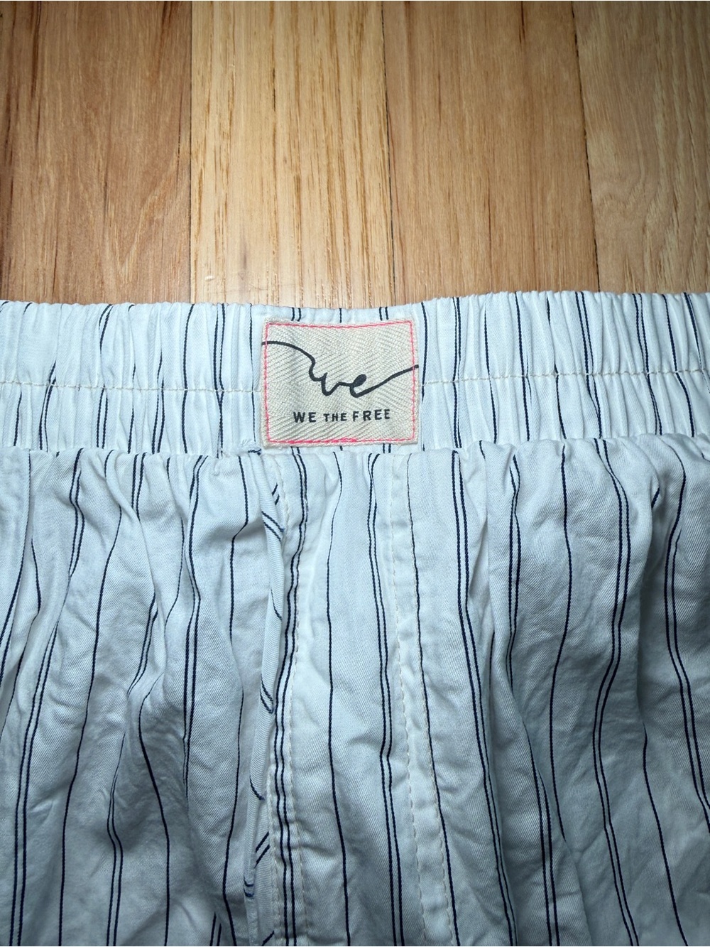 Free People We The Free Day to Day Striped Boxers Shorts - Picture 3 of 7